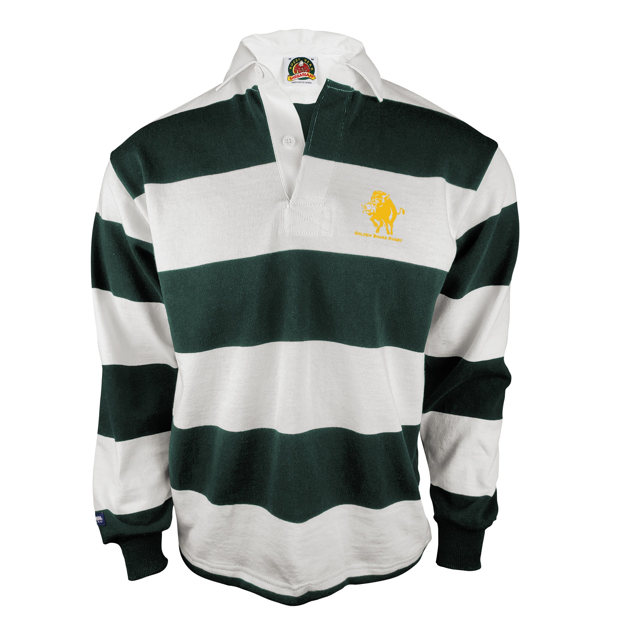 Golden Boars RFC Traditional 4 Inch Stripe Rugby Jersey