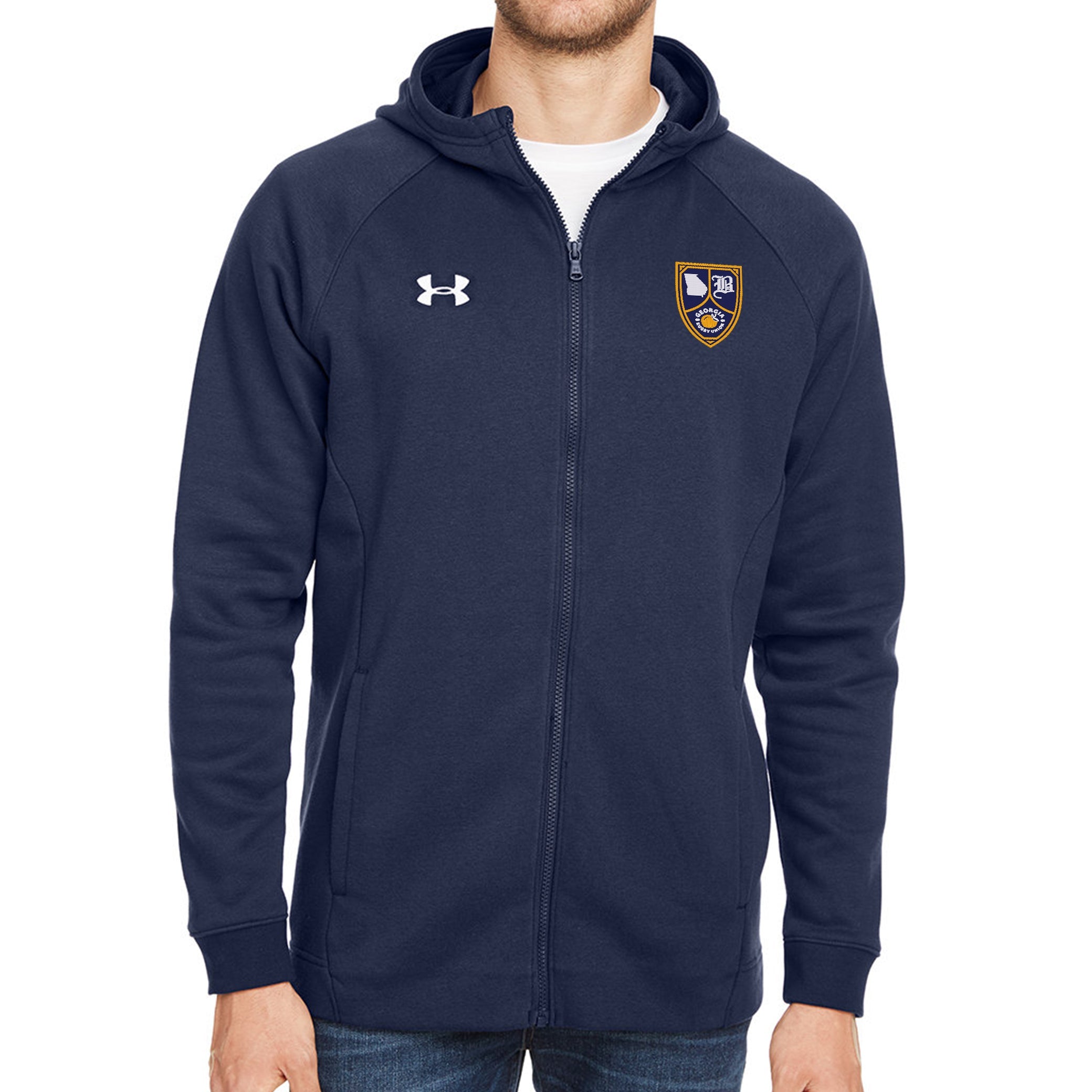 Georgia Rugby Union Hustle Zip Hoodie