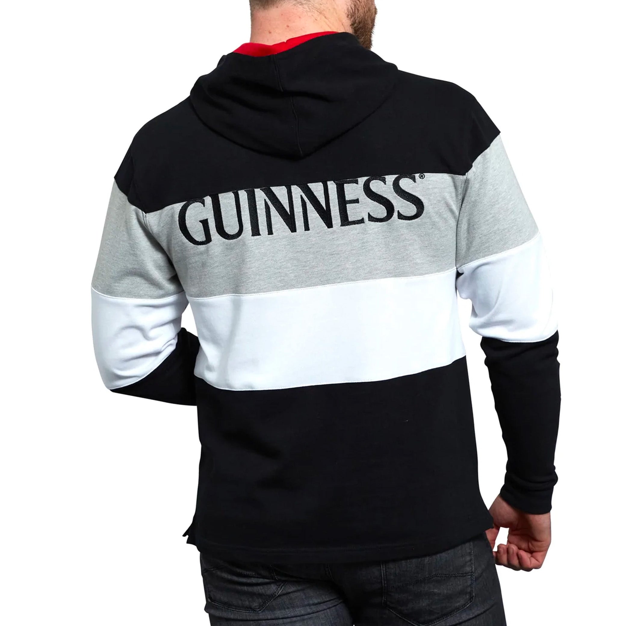 Guinness Black & Red Toucan LS Rugby Jersey