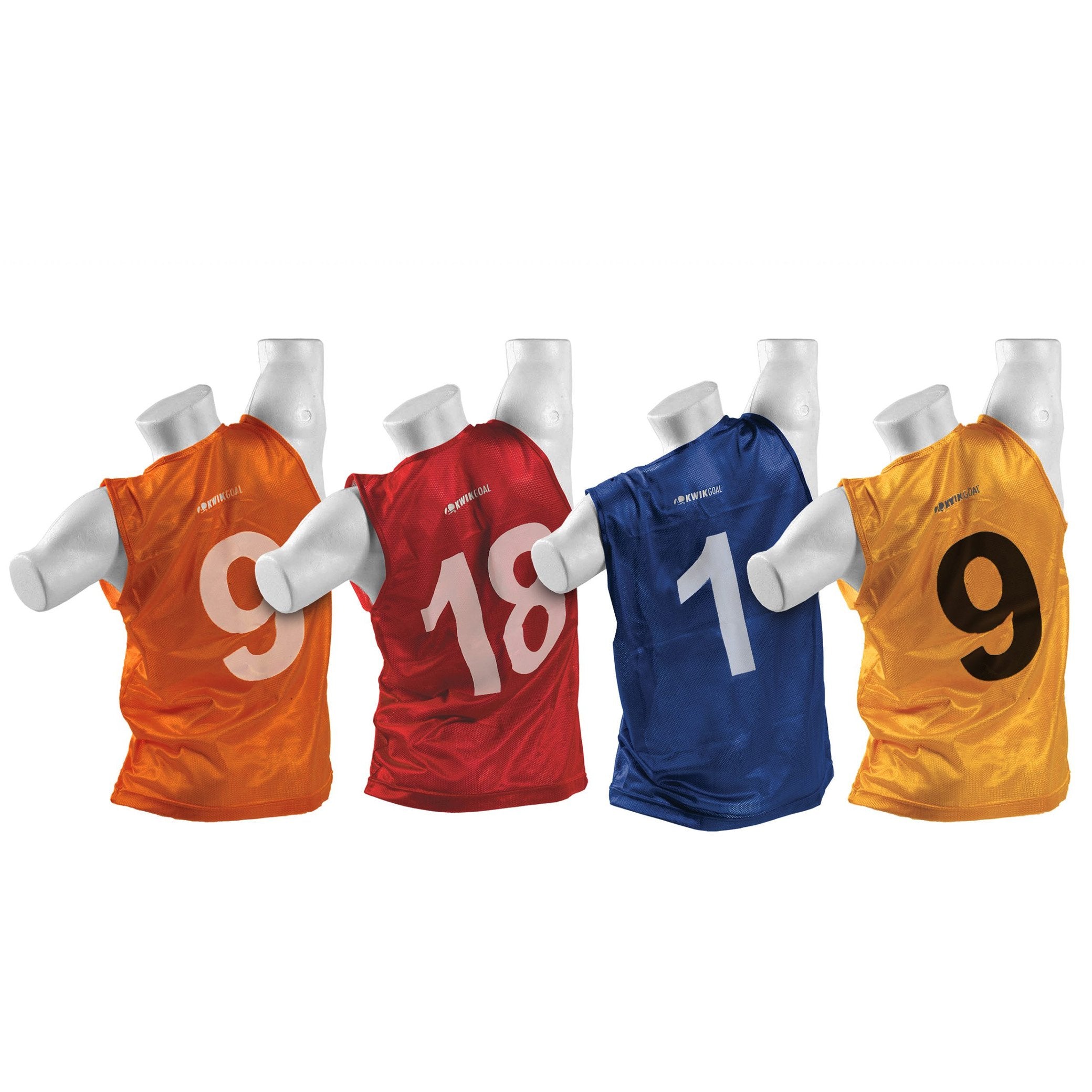 Kwik Goal Numbered Vest Set (1-18) - Youth