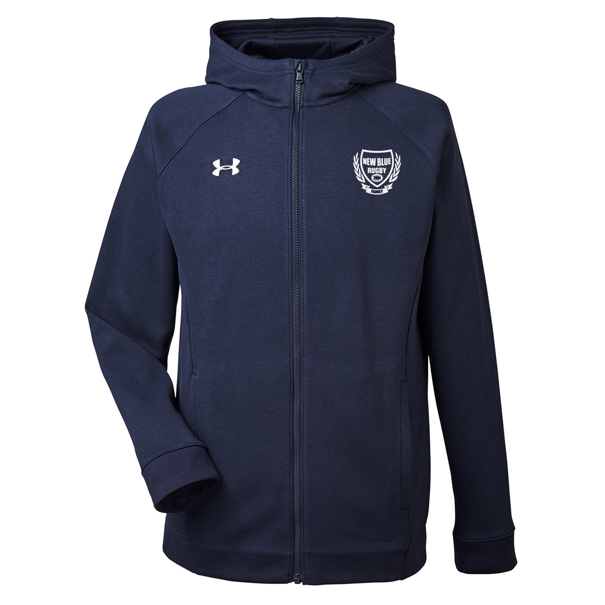 New Blue Rugby Hustle Zip Hoody