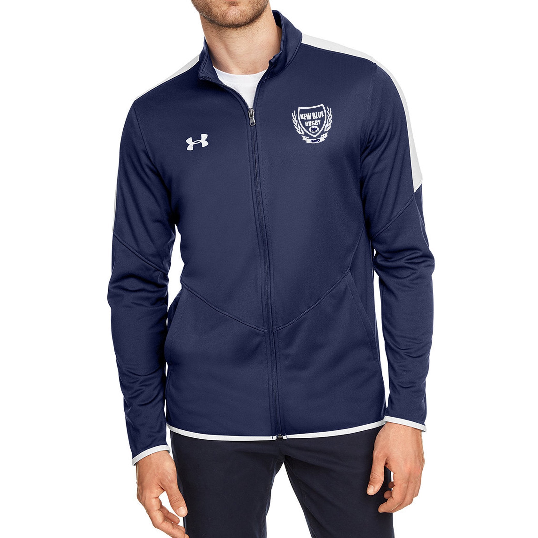 New Blue Rugby Rival Knit Jacket