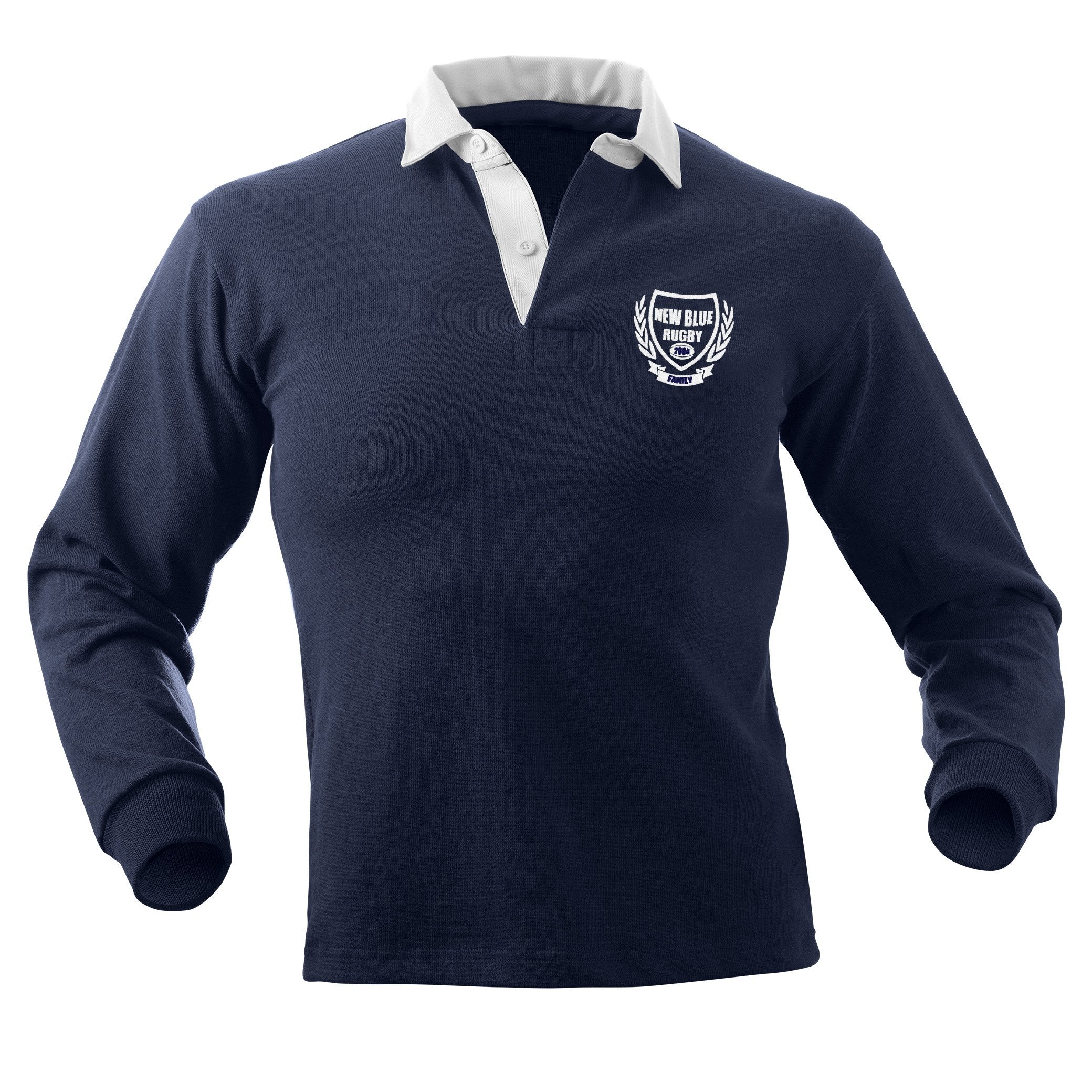 New Blue Traditional Rugby Jersey