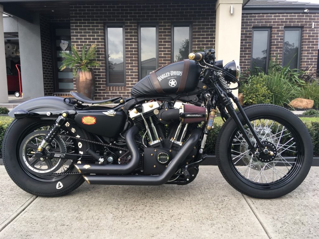 Sportster with Springer fork 