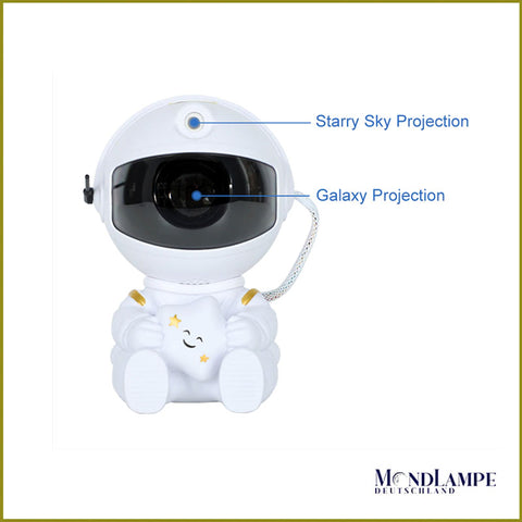Galaxy Projector in Form eines Astronauten