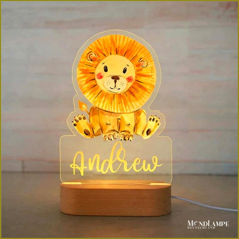Personalisierte Lampe mit Namen für Kinderzimmer