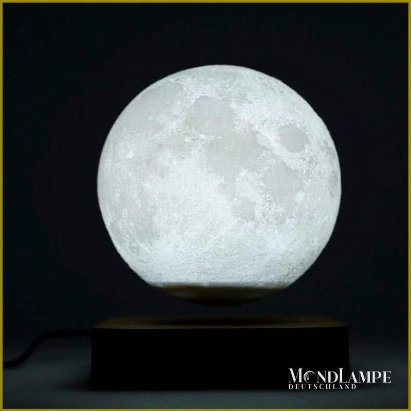 Frei schwebender Mond - Tischlampe und Dekoartikel