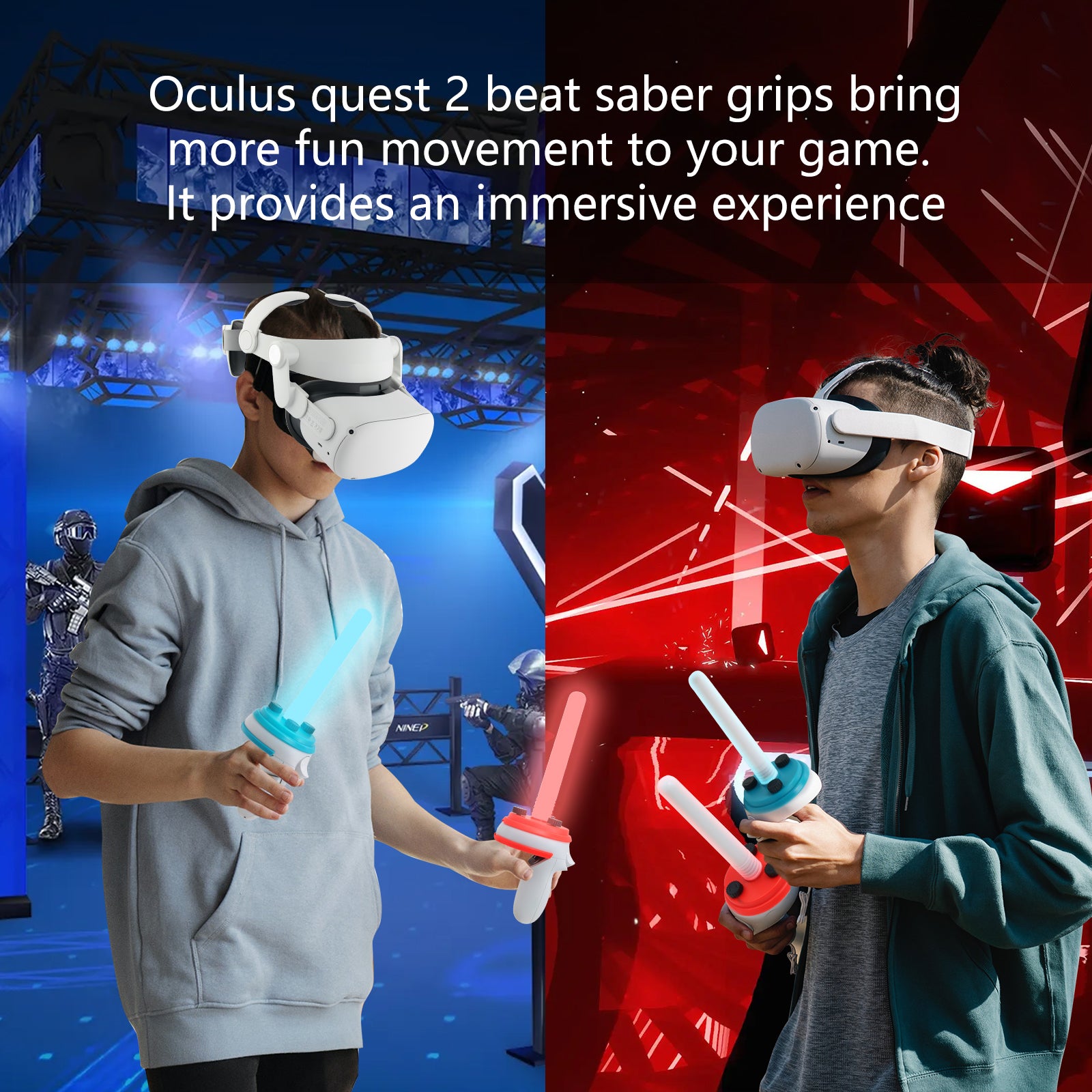 Beat Saber Oculus Quest 2 Accessories Oculus Quest 2 Sword Grip Beat Echzove
