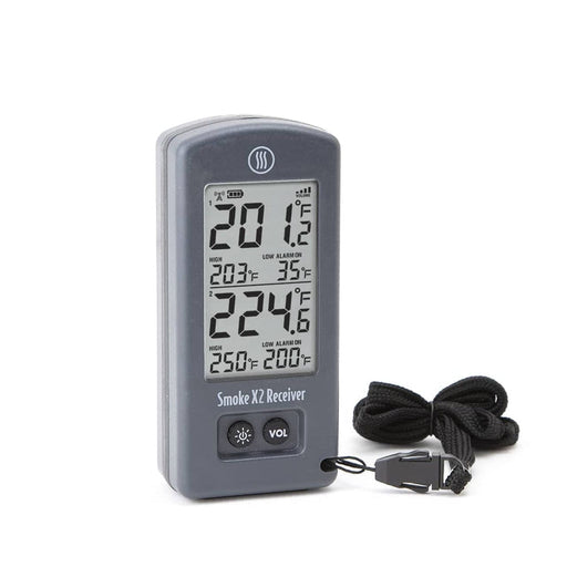 Thermoworks Smoke Dual-Channel Thermometer - Charcoal - Reading