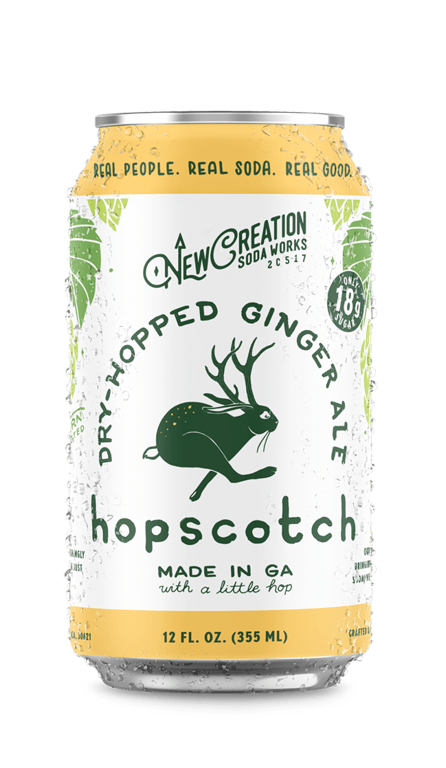 Hopscotch Dry-Hopped Ginger Ale 4 Pack