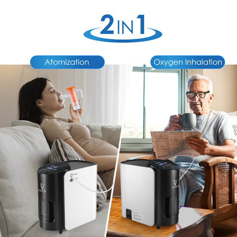2 IN 1 Home Oxygen Concentrator 101W