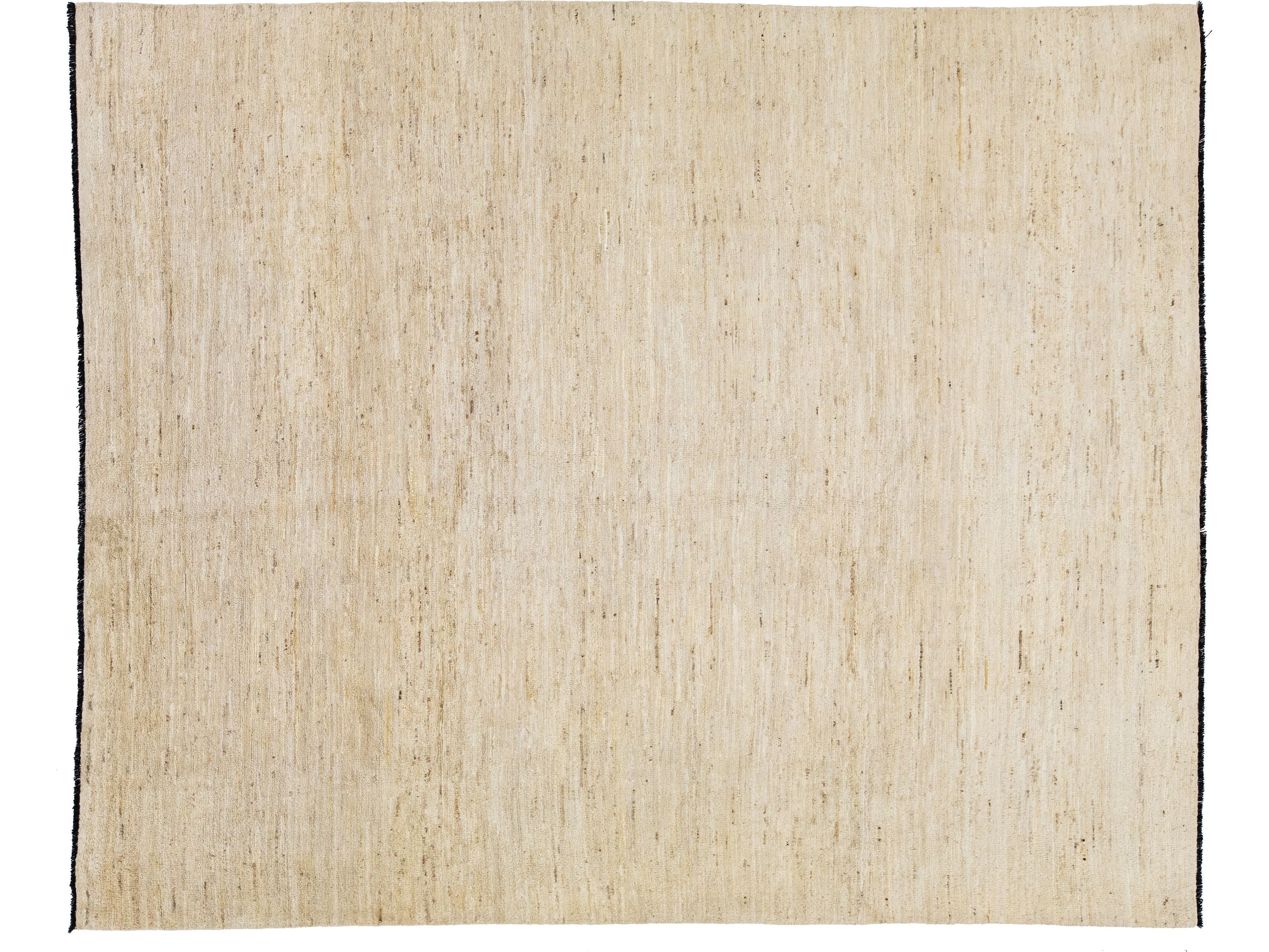 Modern Gabbeh Wool Rug 8 X 10