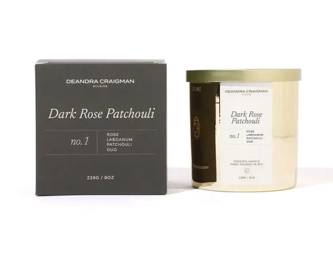 Dark Rose + Patchouli Candle + Playlist