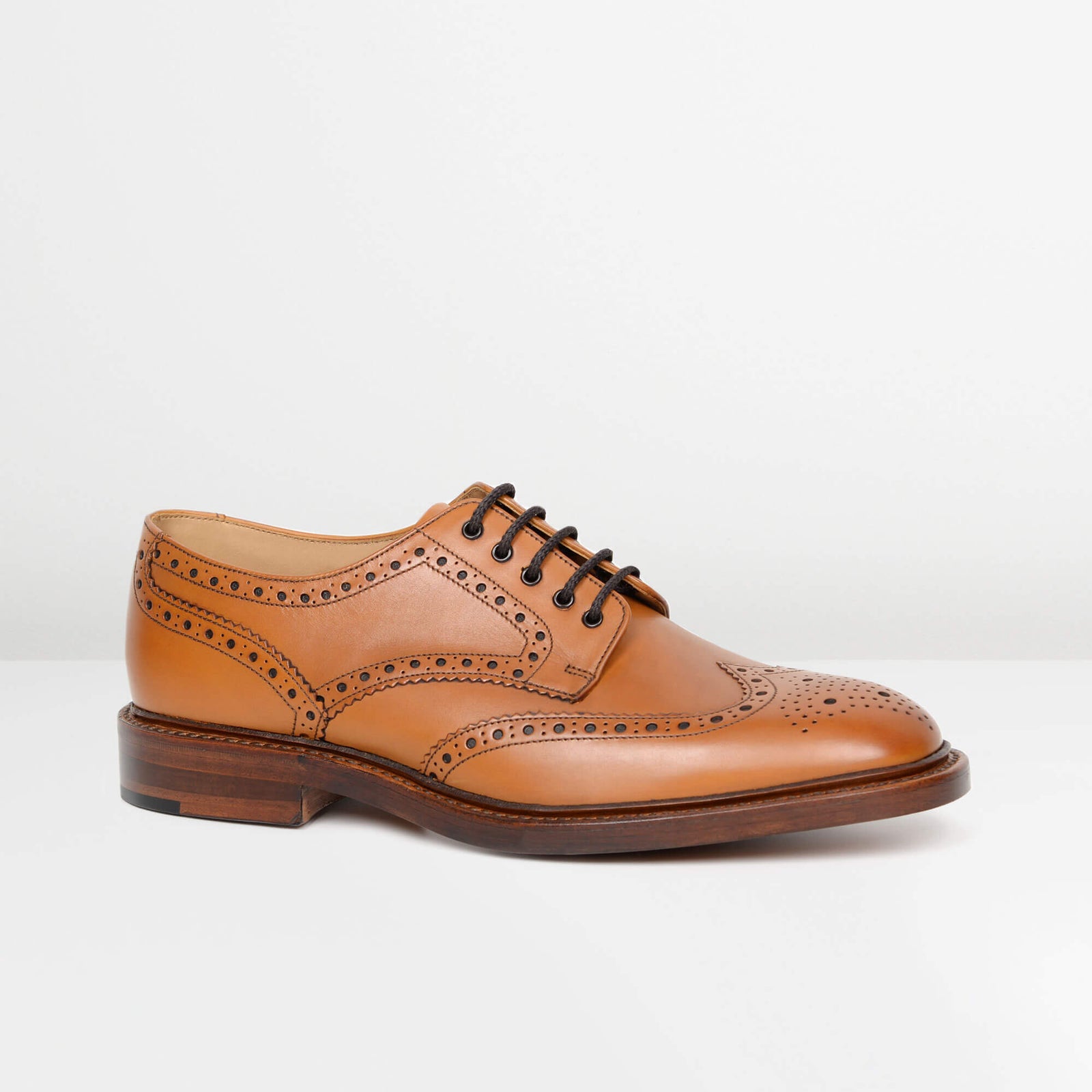 Tan Chester Loake Derby Brogues from Quarter & Last