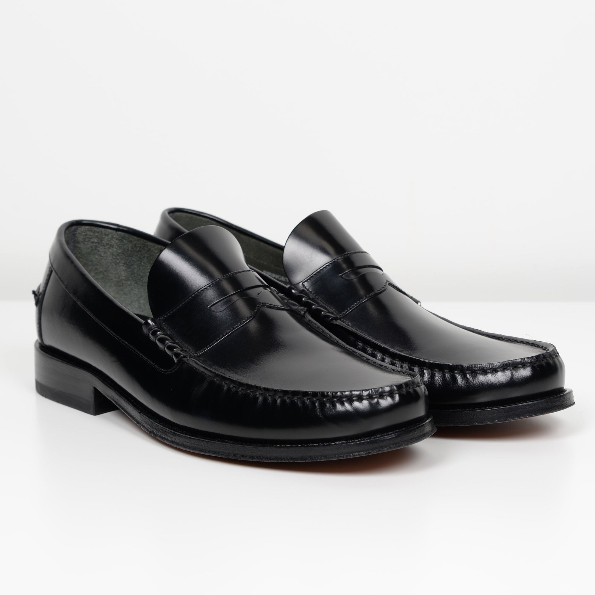 Black Princeton Loake Moccasins from Quarter & Last