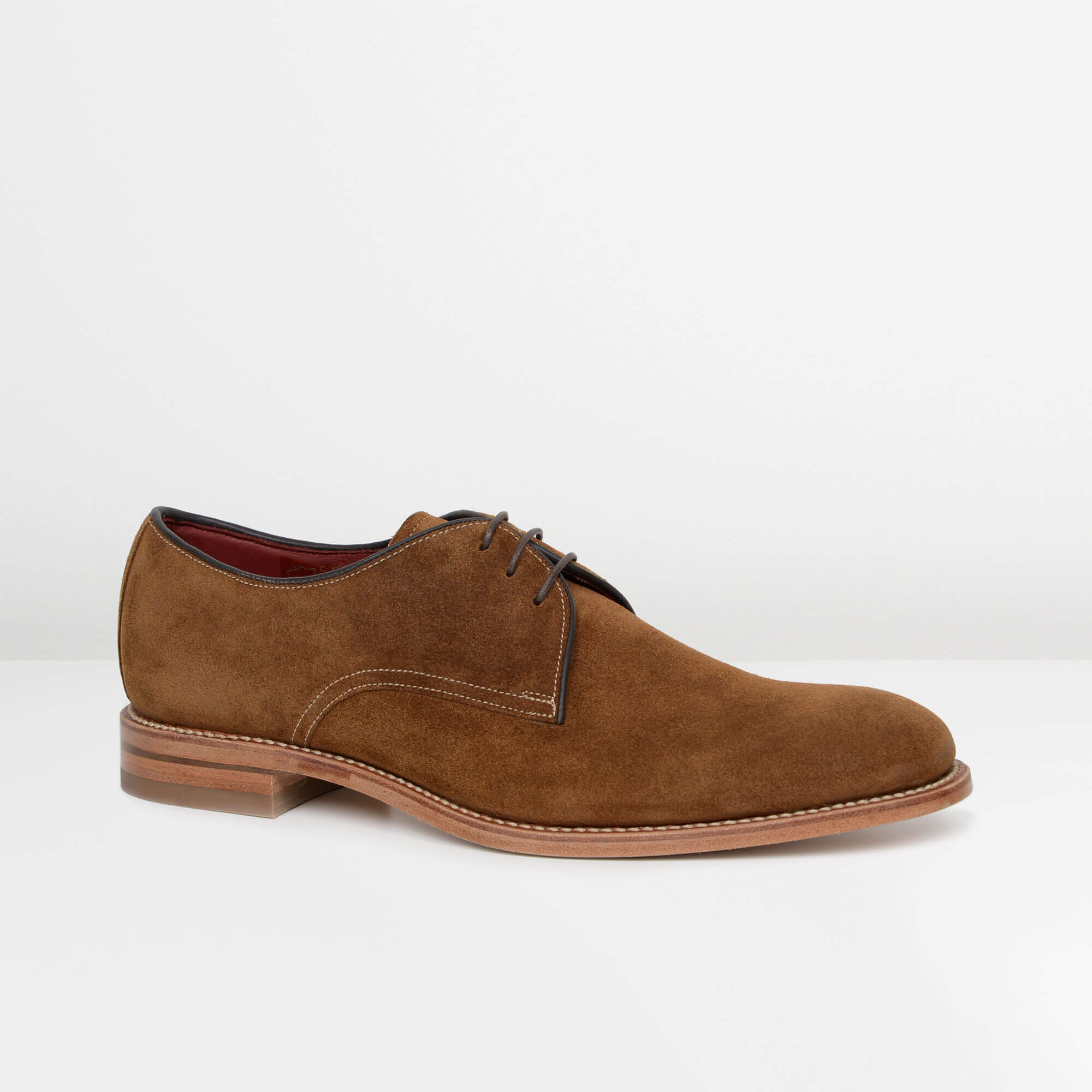 loake suede derby