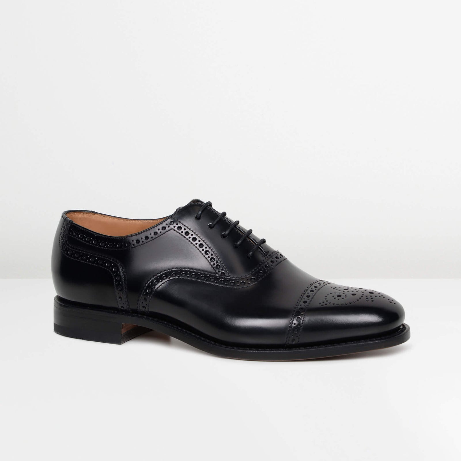 Black 201B Loake Oxford Brogues from 