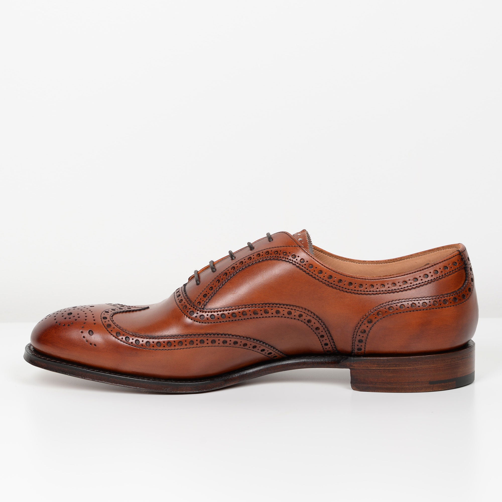 Dark Leaf Arthur III Cheaney Oxford Brogues from Quarter & Last