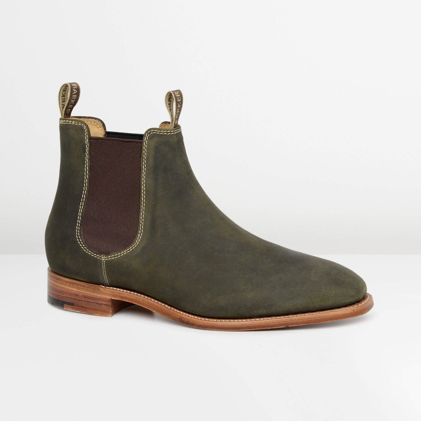 barker suede chelsea boots