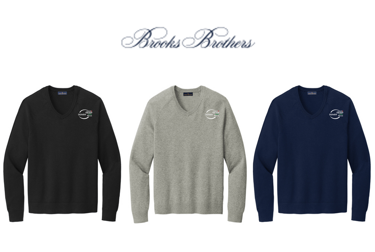 *Brooks Brothers® Cotton Stretch V-Neck Sweater - Dover D.C.J.R.F ...