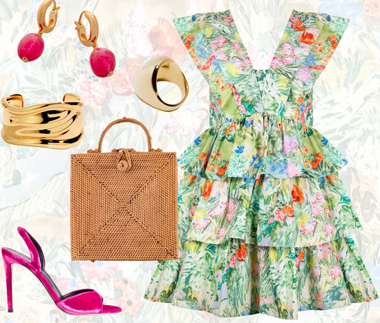 Pamela Dress is Garden Party Styled