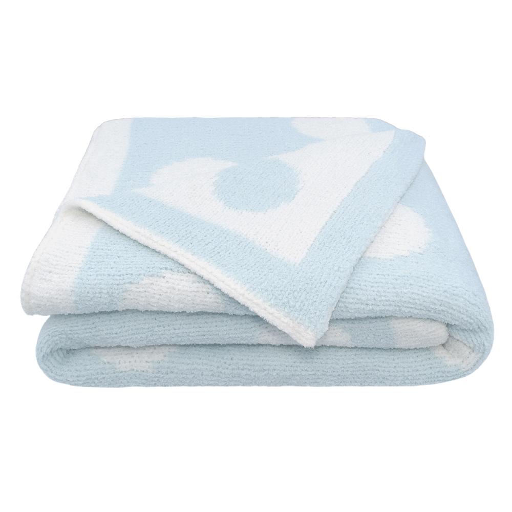 blue pram blanket