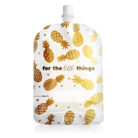 Sinchies Pineapples Reusable Food Pouches pack of 10