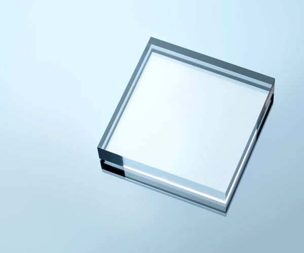 crystal clear acrylic block for photo display