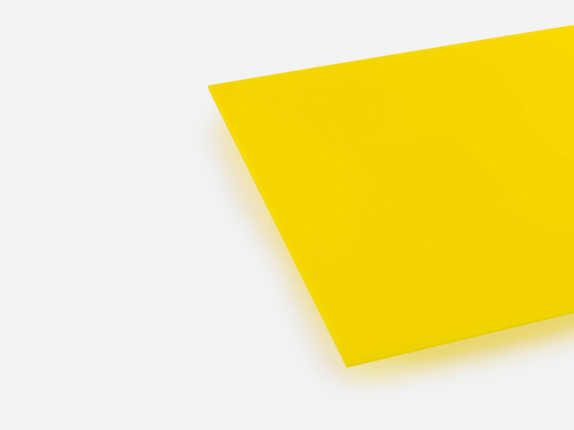 Yellow Opaque 2016 Acrylic Sheet (Yellow Plexiglass) – T&T Plastic