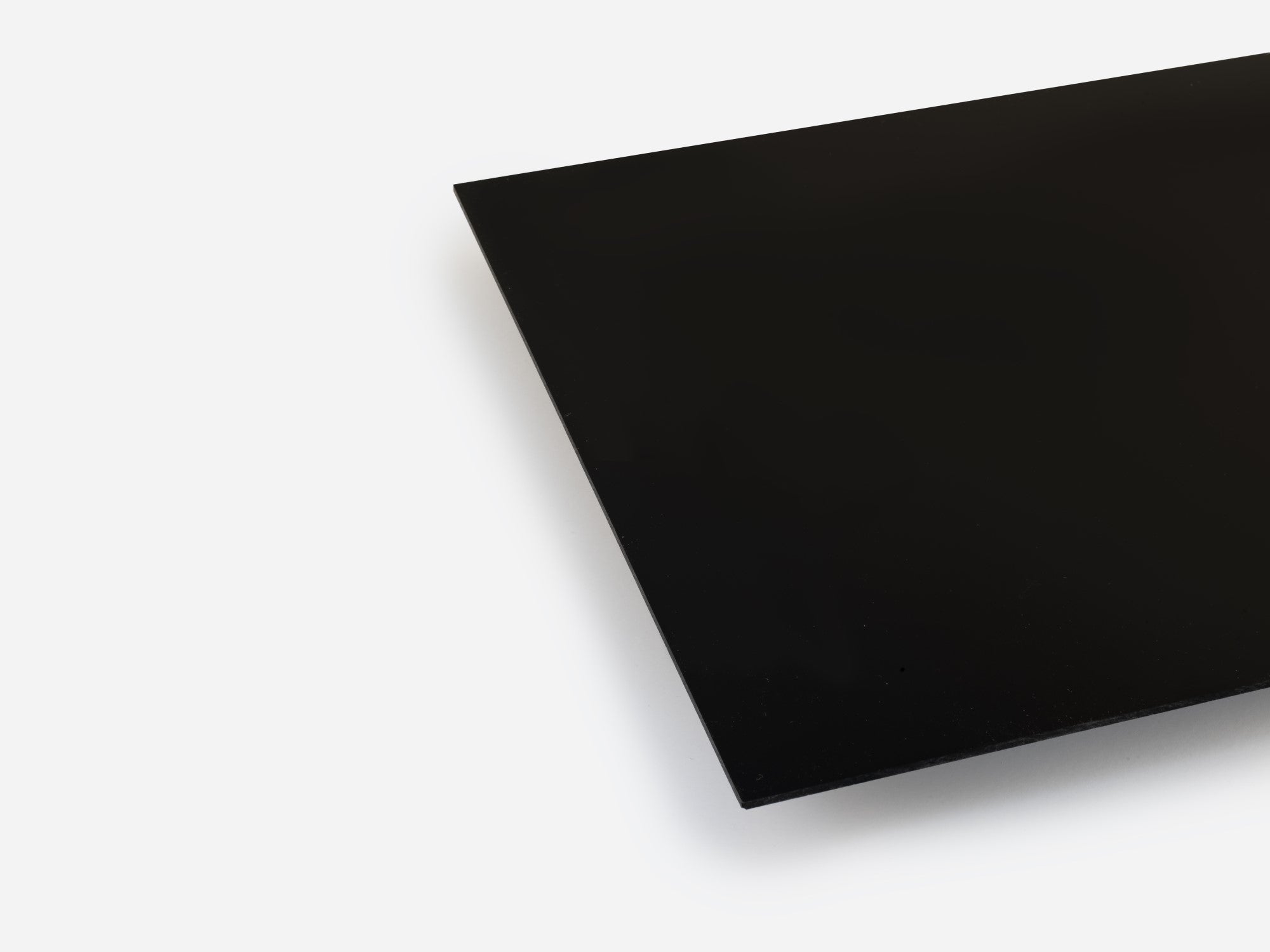 Black Opaque 2025 Acrylic Sheet (Black Plexiglass) – T&T Plastic Land