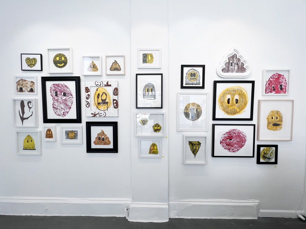 Install shot from Gale Hart's "Smile" solo exhibition at Voss Gallery, San Francisco.