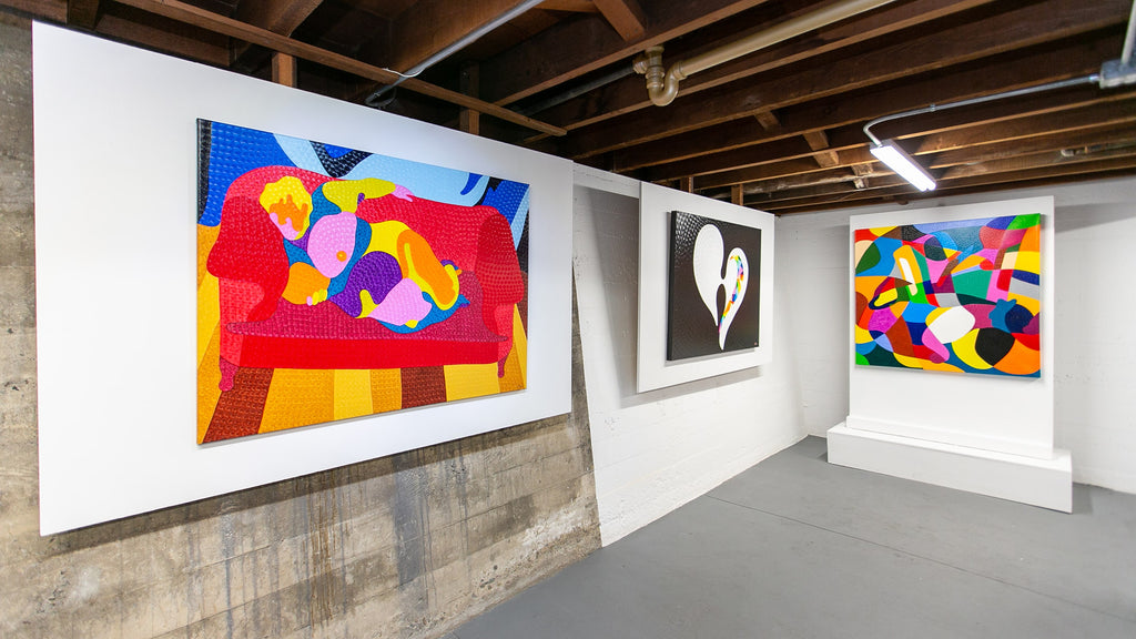 Install shot from Natalia Lvova's "Reverie" solo exhibition at Voss Gallery, San Francisco.