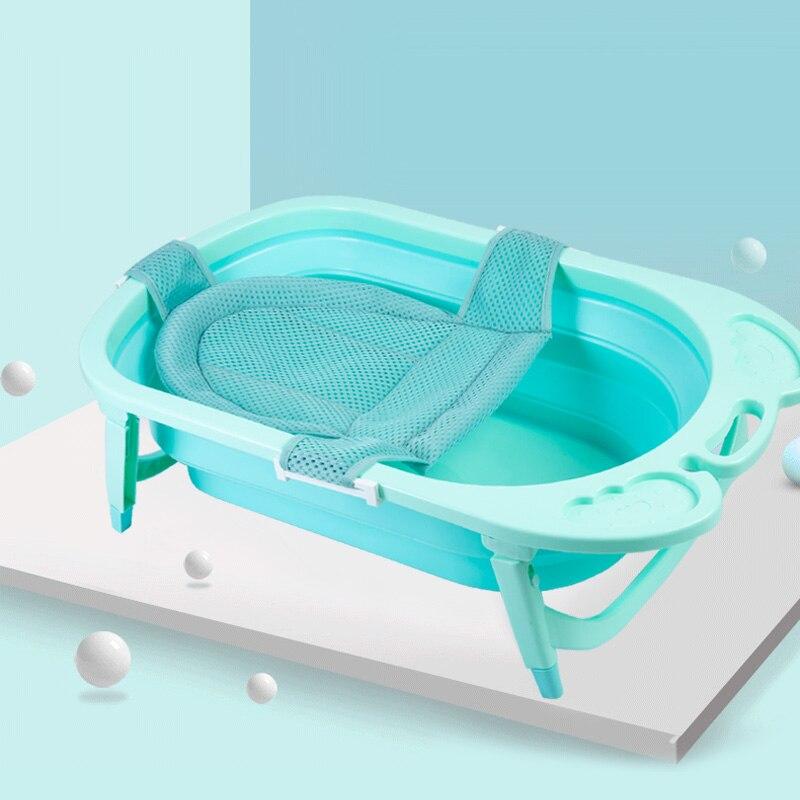 Baby Shower Portable Air Cushion Bed Bathtub Mat Newborn Safety