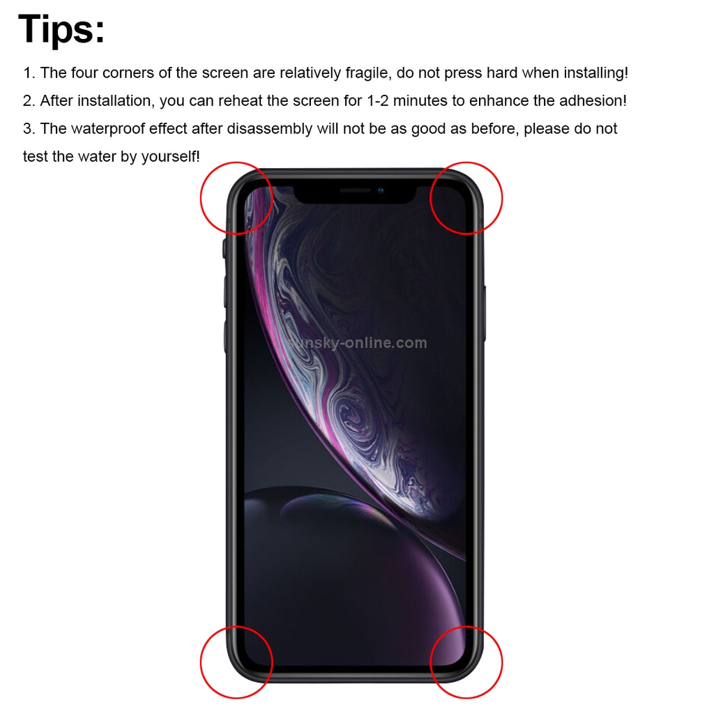 is iphone xr waterproof after screen replacement