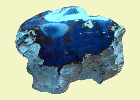 blue amber from Dominican Republic