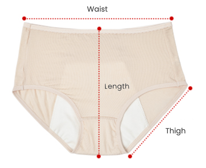 NC Bamboo Period Underwear for Women | Leak Proof Menstrual Panties |  Asorbent Period Panty 3 Pack
