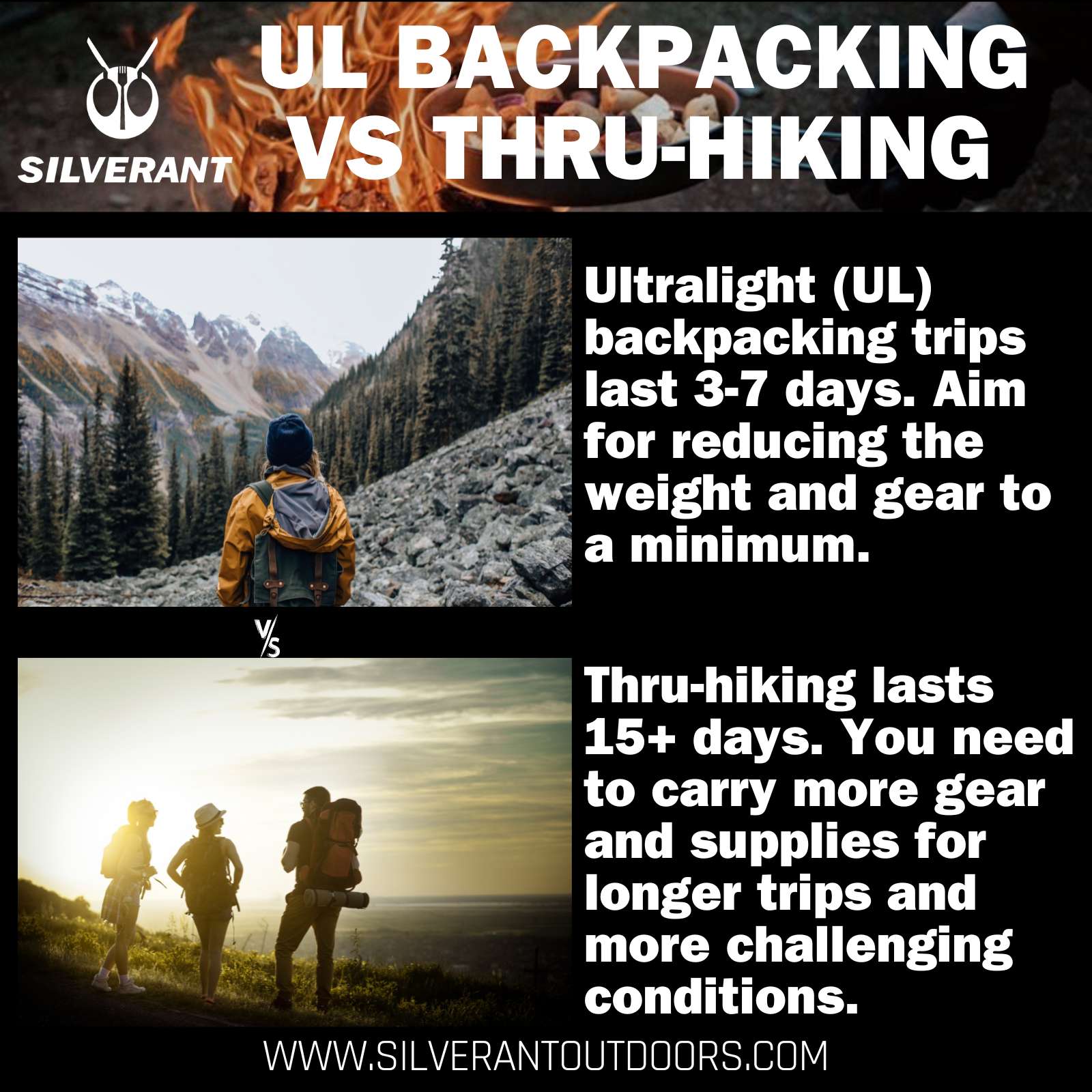 ultralight backpacking vs thru-hiking