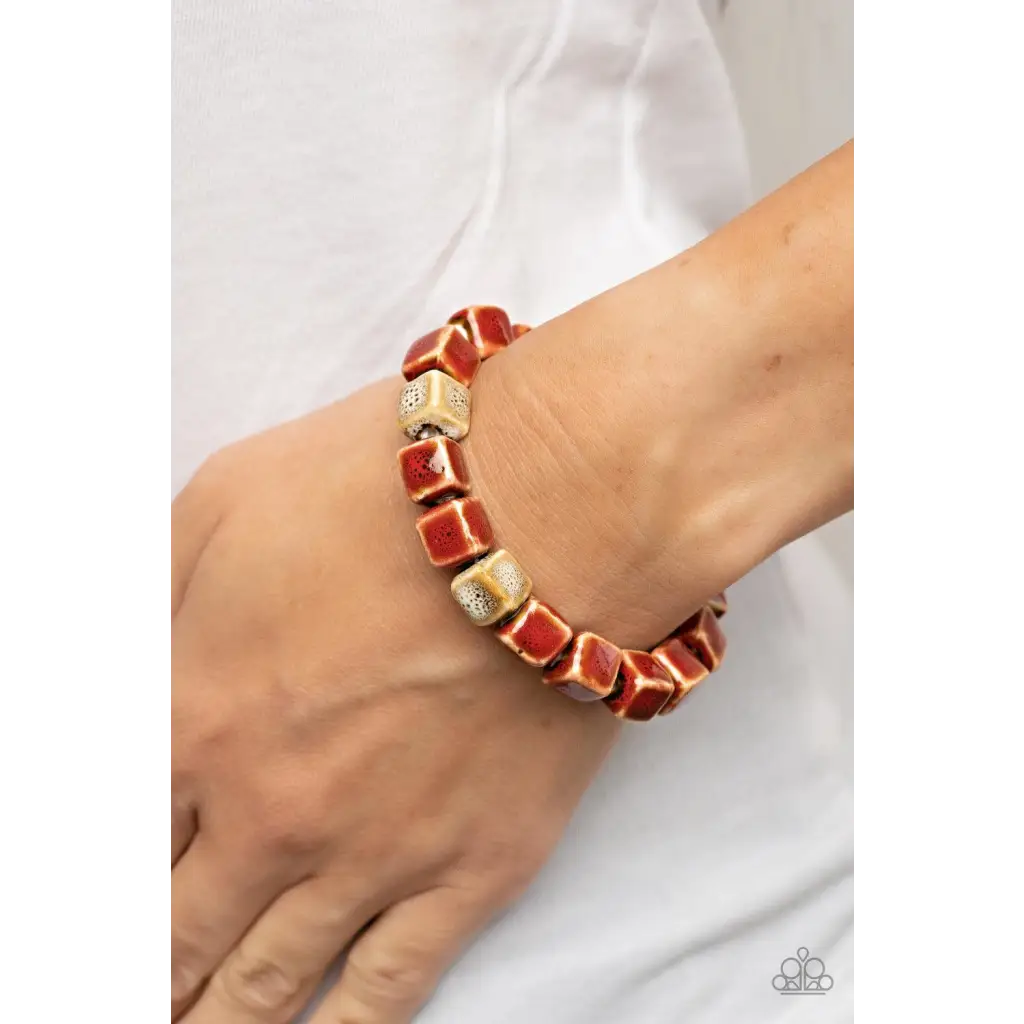 Glaze Craze - Red Bracelet