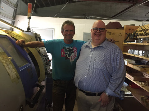 Terry Warburton and Dan Miller at Mims, Florida Factory 2015