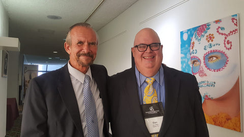 Terry Warburton and Dan Miller in Miami at ITG, July 2019