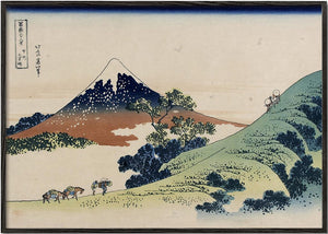 Hokusai - Inume Pass in Kai Province Poster