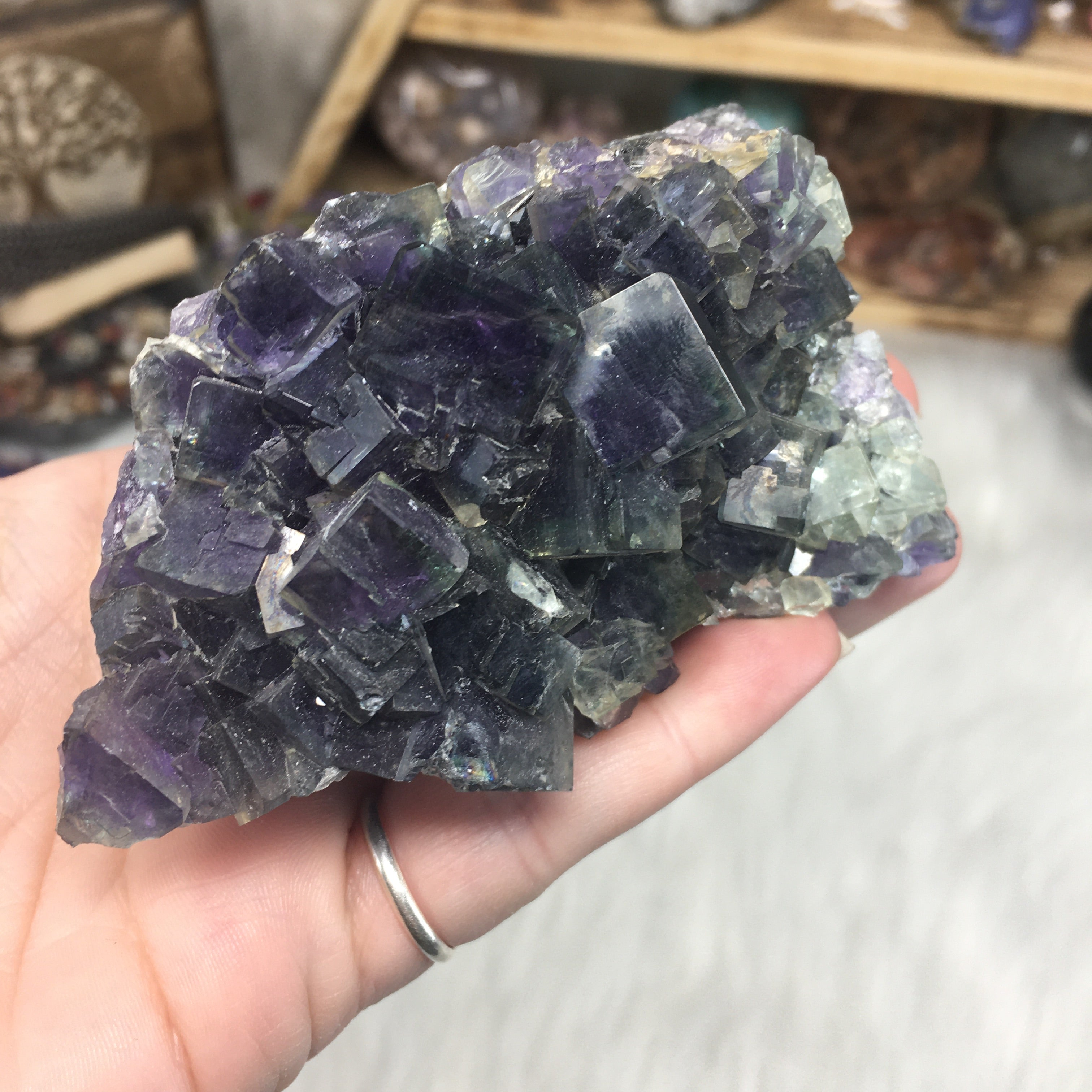Fluorite Cube Specimen #7