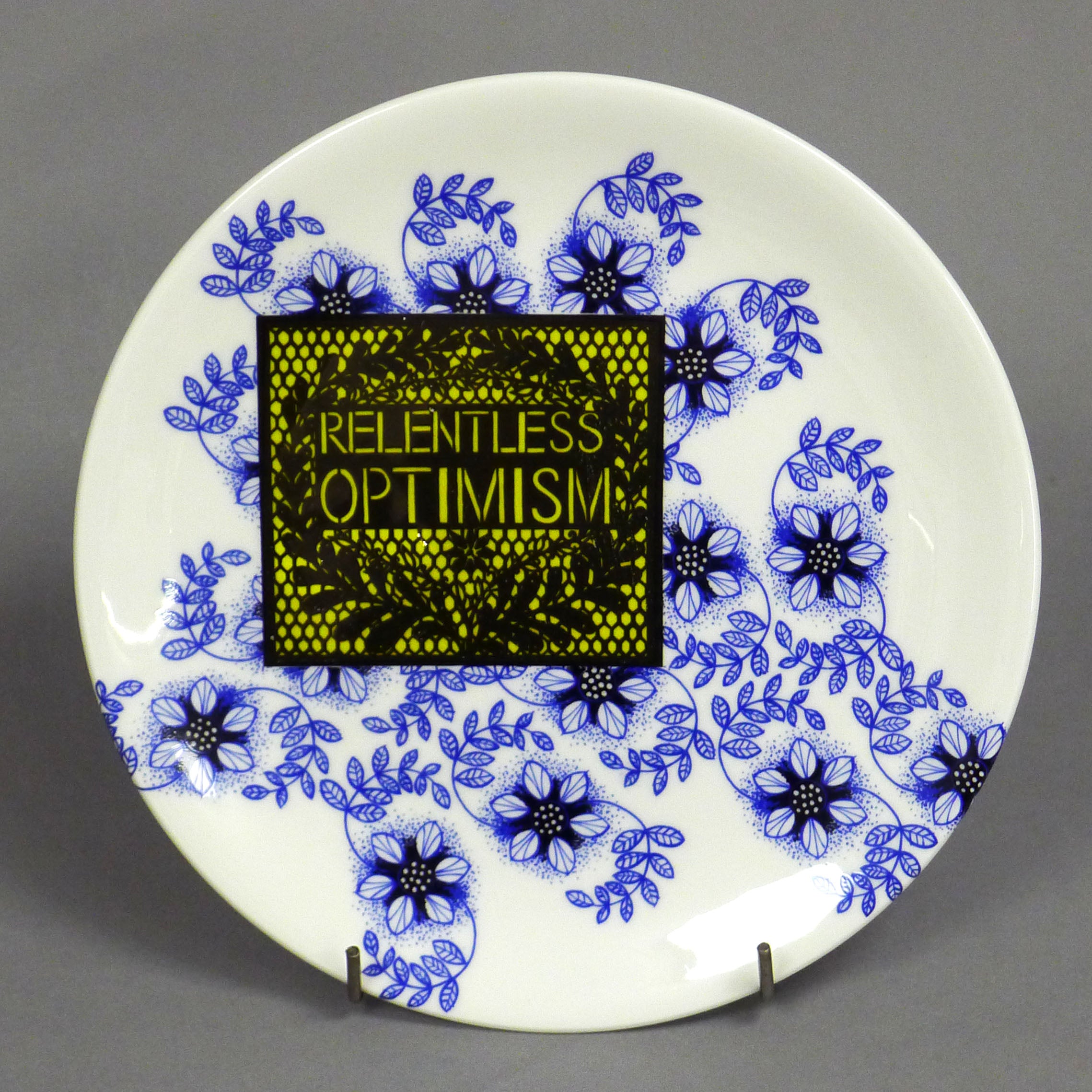 Relentless Optimism Plates