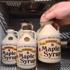 Store opened maple syrup in the refrigerator.