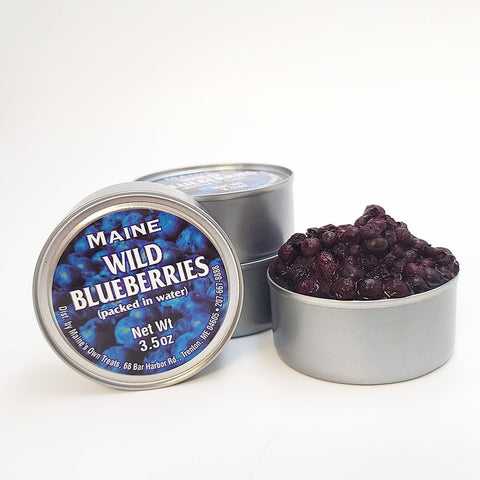 Wild Maine blueberries to be included free with every eligible order.