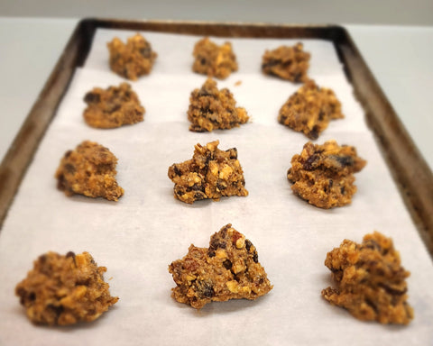 Cookies ready to go in the oven.