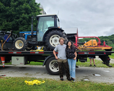 New orchard tractor delivered!