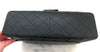 Authentic Chanel Vintage Large Black Quilted Flapover