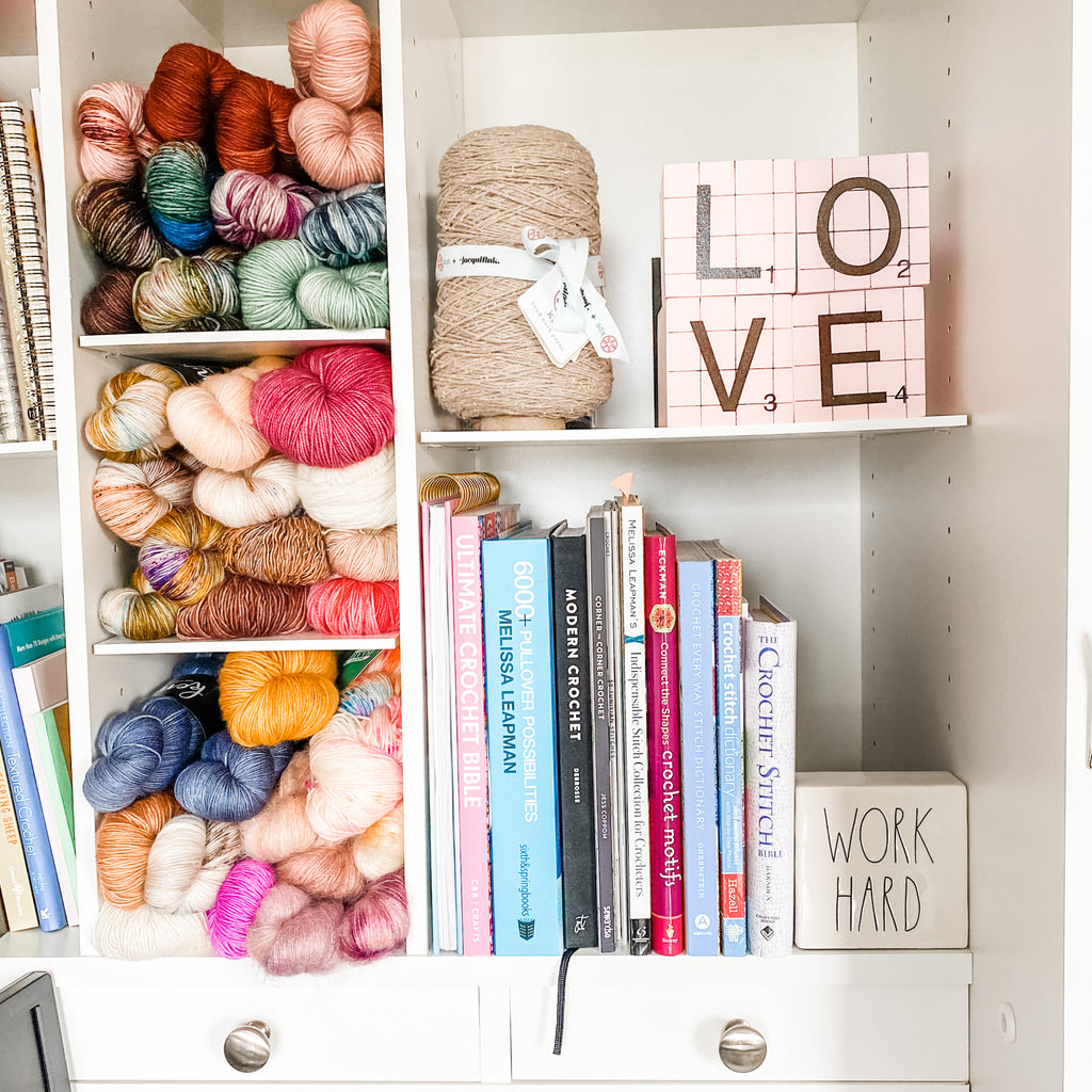 Yarn Organization: Guide To Organizing Knitting & Crochet Supplies