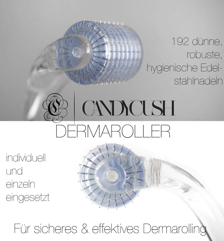 Original CANDYCUSH Dermaroller mit 192 Nadeln
